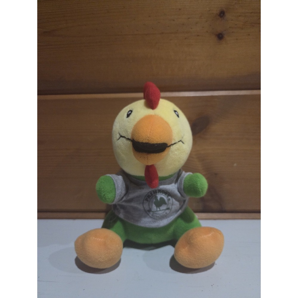 PRIMROSE SCHOOLS Percy Yellow Rooster 7" Plush With A Shirt D41